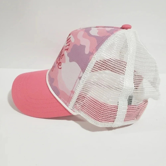 Salt Life Pink Womens Camo  Snapback Mesh Trucker Hat - Picture 2 of 5